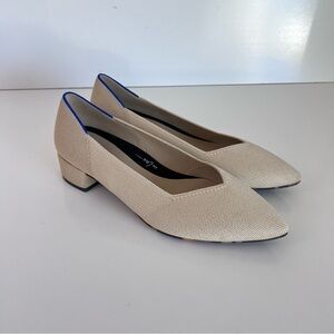 Rothy's Women's The High Point Heels Block Heel Sandstone